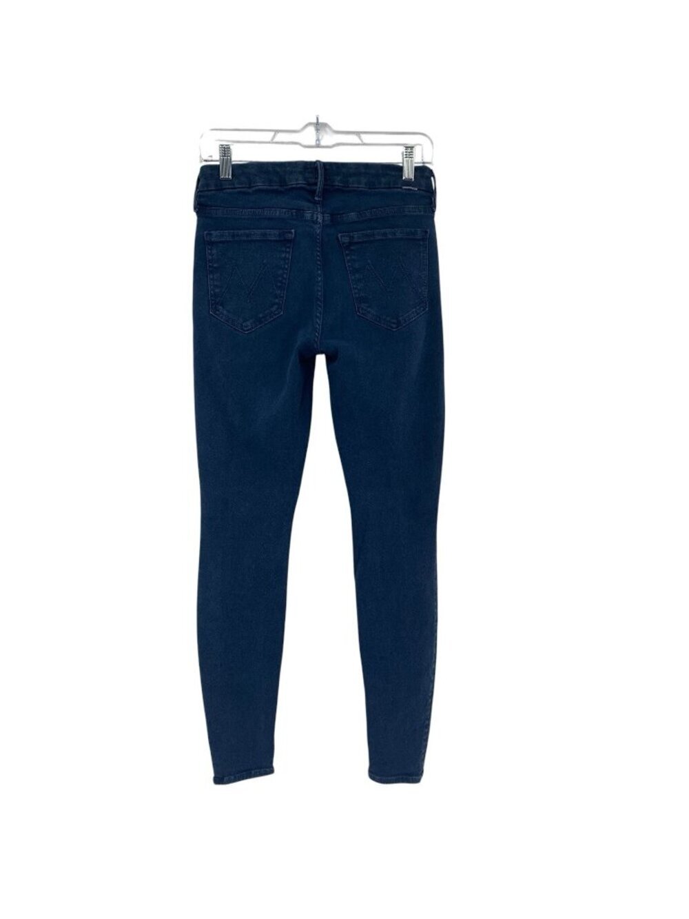MOTHER The Looker Ankle Size 27 Blue Second Chance Wash Stretch Jeans